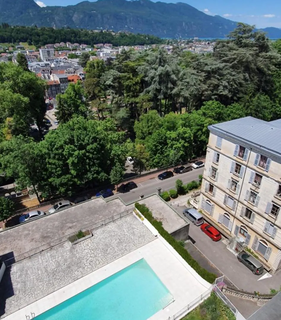 Studio 28 M2 L'Albion Le 55 Centre-Ville, Avec Parking Et Piscine Appartamento Aix-les-Bains